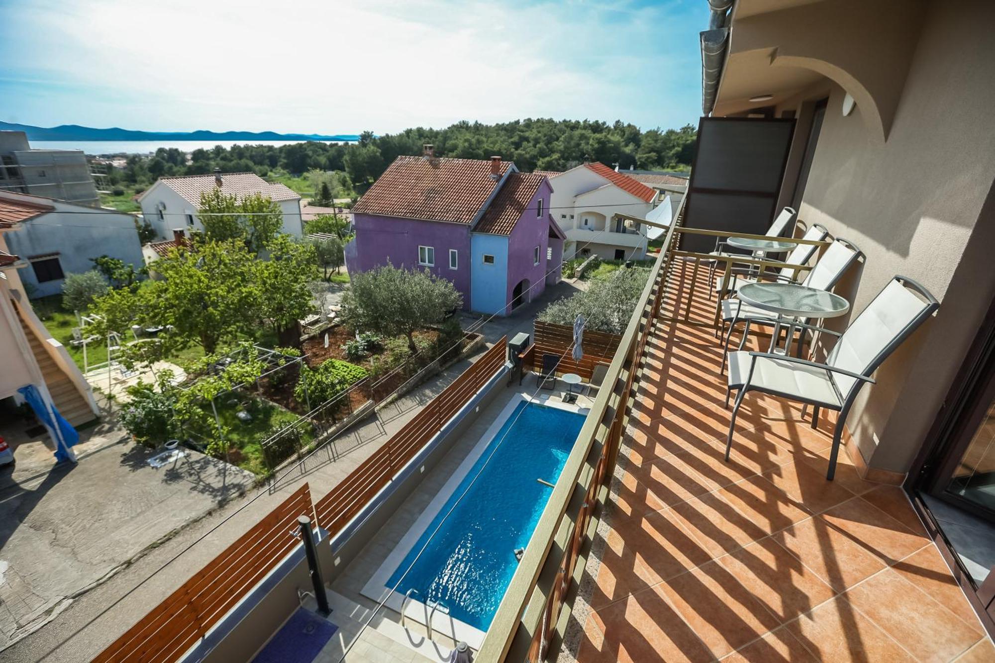 Pool Apartments Julia Zadar Room photo